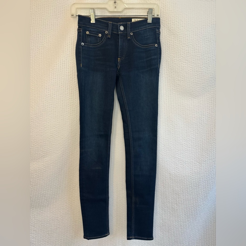 rag & bone Blue Bedford Skinny Jeans Women’s Size 24 Stretch Made in USA